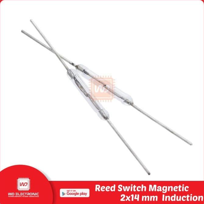 Reed Switch Magnetic Switch 2x14mm easywa53 Segera Beli