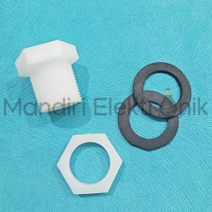 Mur Drat Ring Toren tandon Tangki 1/2&quot; inch x  3/4&quot; inch