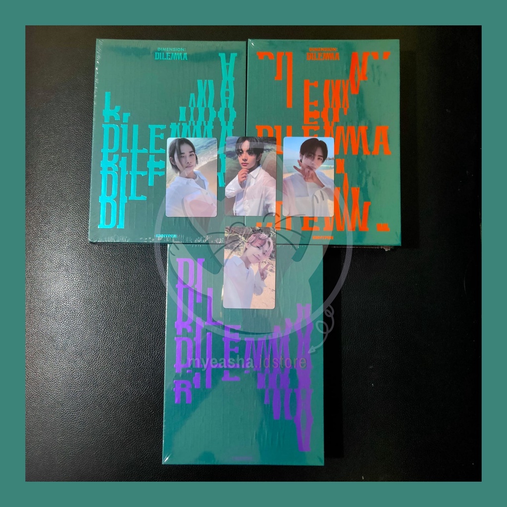 [Ready Stock] ENHYPEN ALBUM Vol 1 DIMENSION : DILEMMA SEALED LUCKY DRAW M2U PC SUNGHOON SUNOO NI-KI 