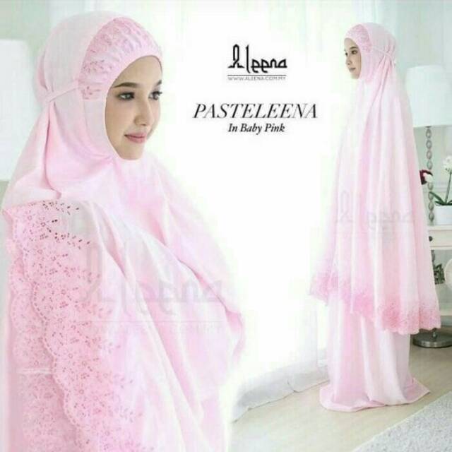 Mukena katun  rayon siti khadijah renda kerancang jumbo