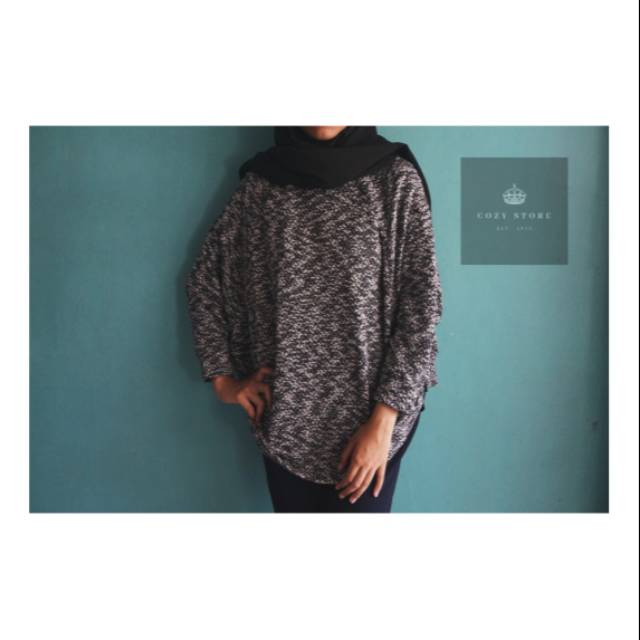 Sweater rajut wanita model batwing / sweater / rajut / sweater rajut wanita