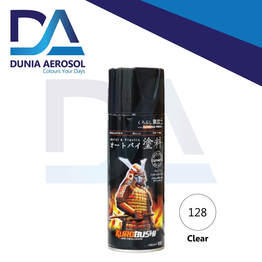 Samurai Paint Clear Glossy 128 Cat Semprot Pilox