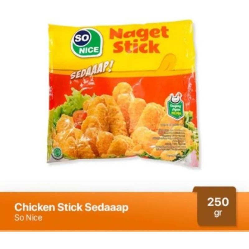 

naget so nice stik 250 gram