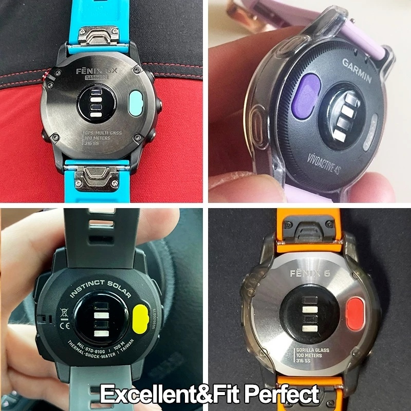 Plug Port Charging Smartwatch Garmin Bahan Silikon Warna-Warni