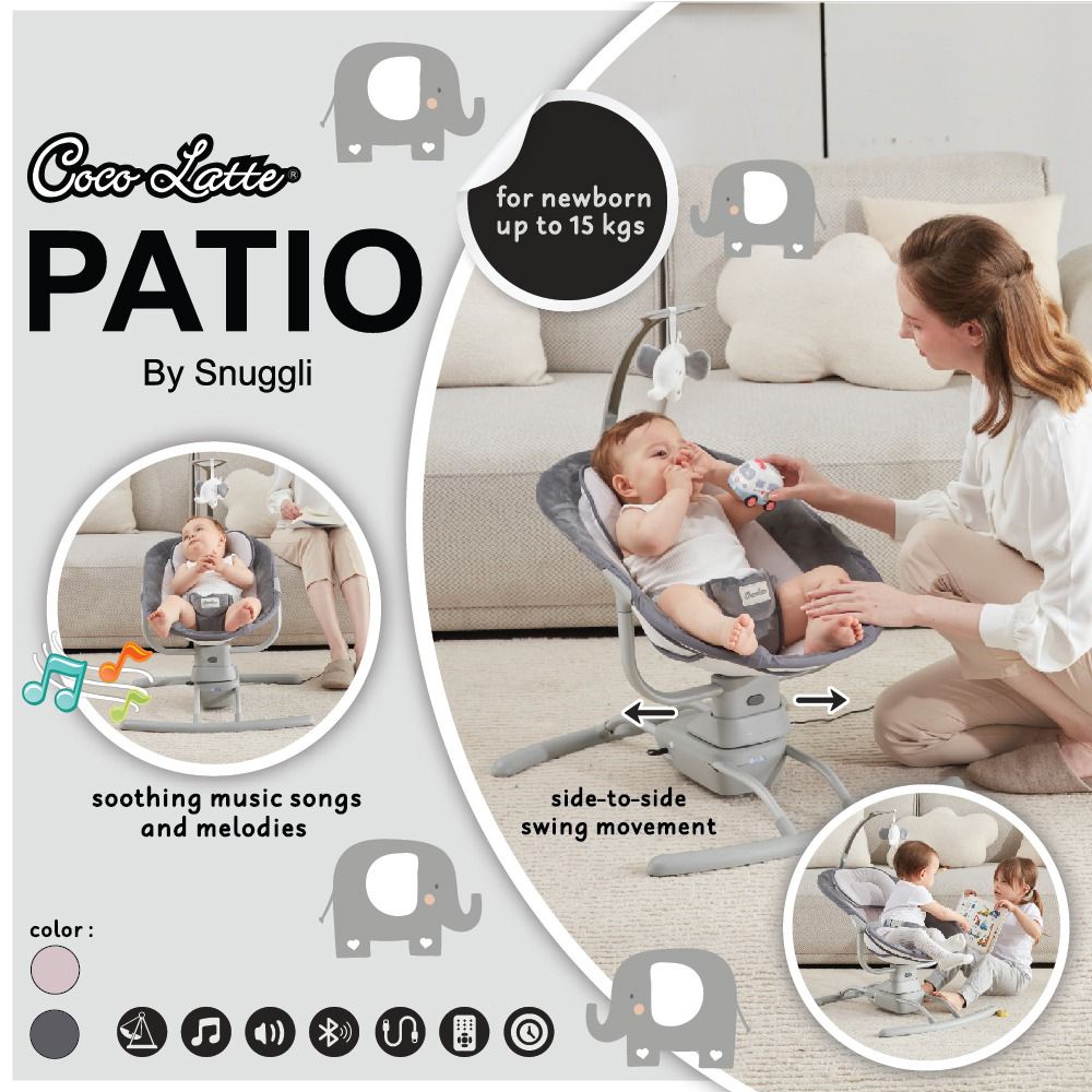 Cocolatte PATIO By Snuggli / Bouncher Swing Cocolatte / Swing Bed