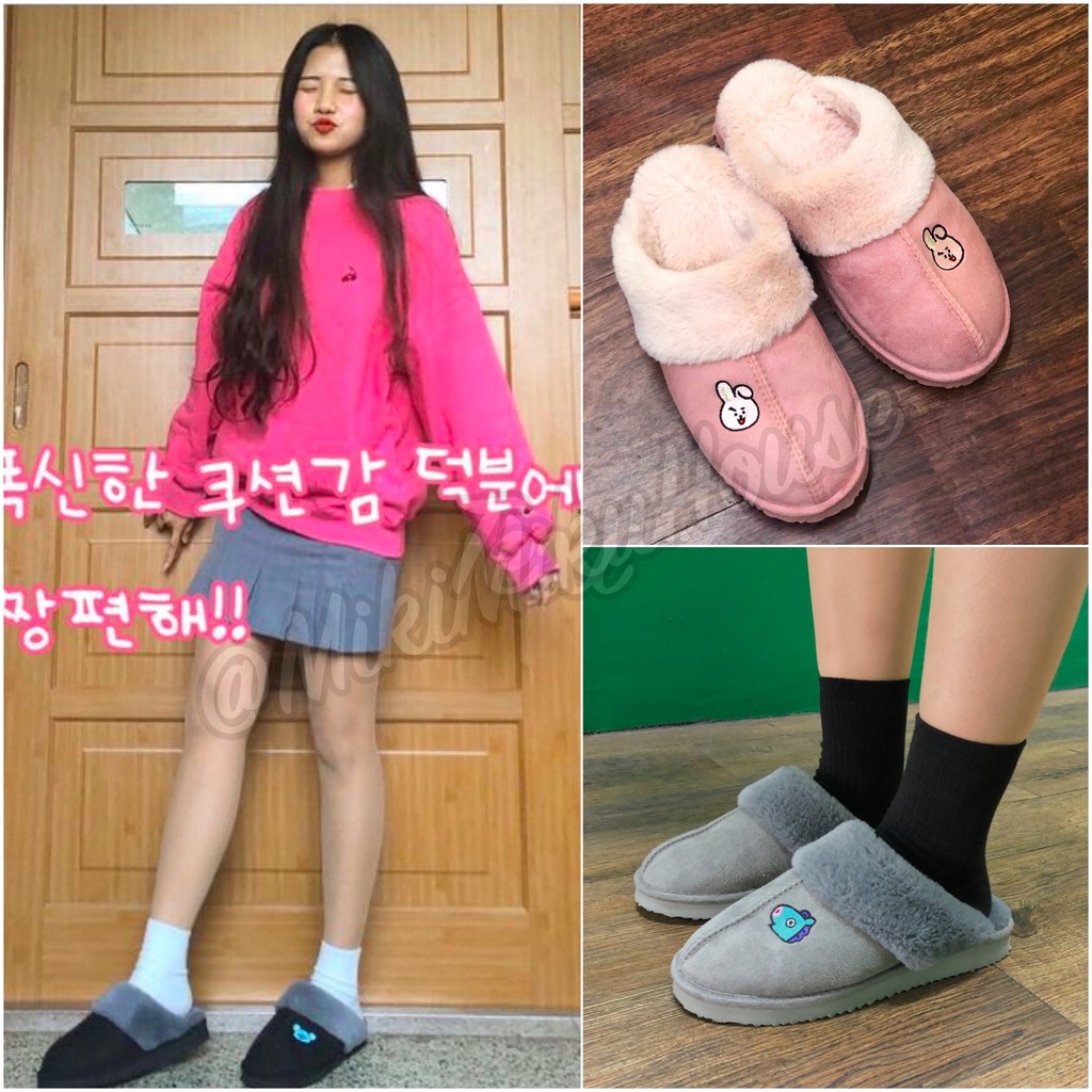 OFFICIAL WINTER SLIPPER BT21/SENDAL MURAH CHARACTER KOREA BTS MERCH BAG CHARM CUSHION BABY PENNY