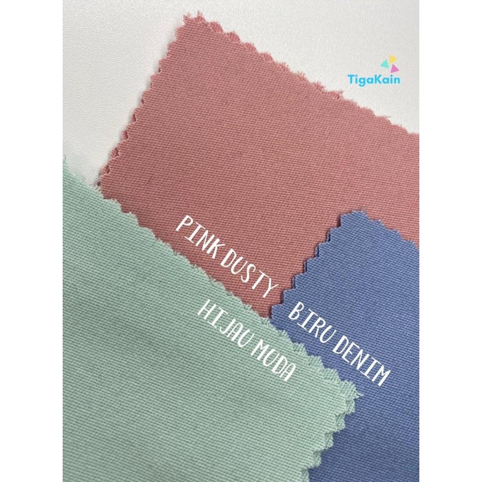 1 Meter Cotton Twill Stretch Sweding / Katun Twill Stret/ Bahan Chinos 097