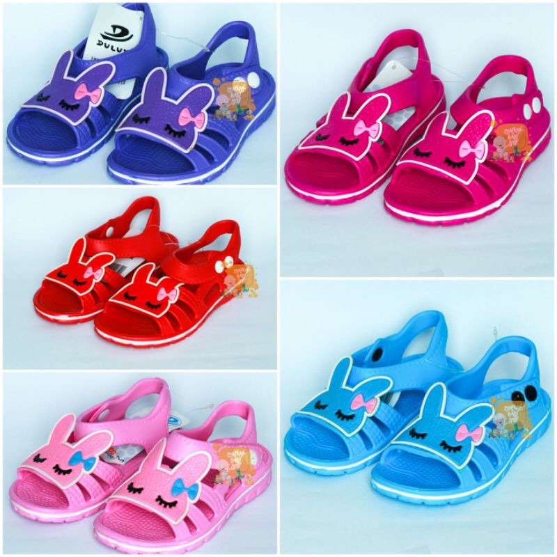 sandal tali karet anak perempuan dulux 155D / sandal tali / sandal kekinian