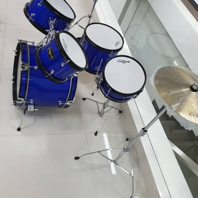 Drum junior exlusive ISUZU CYCLONE drum set anak drum kid lengkap