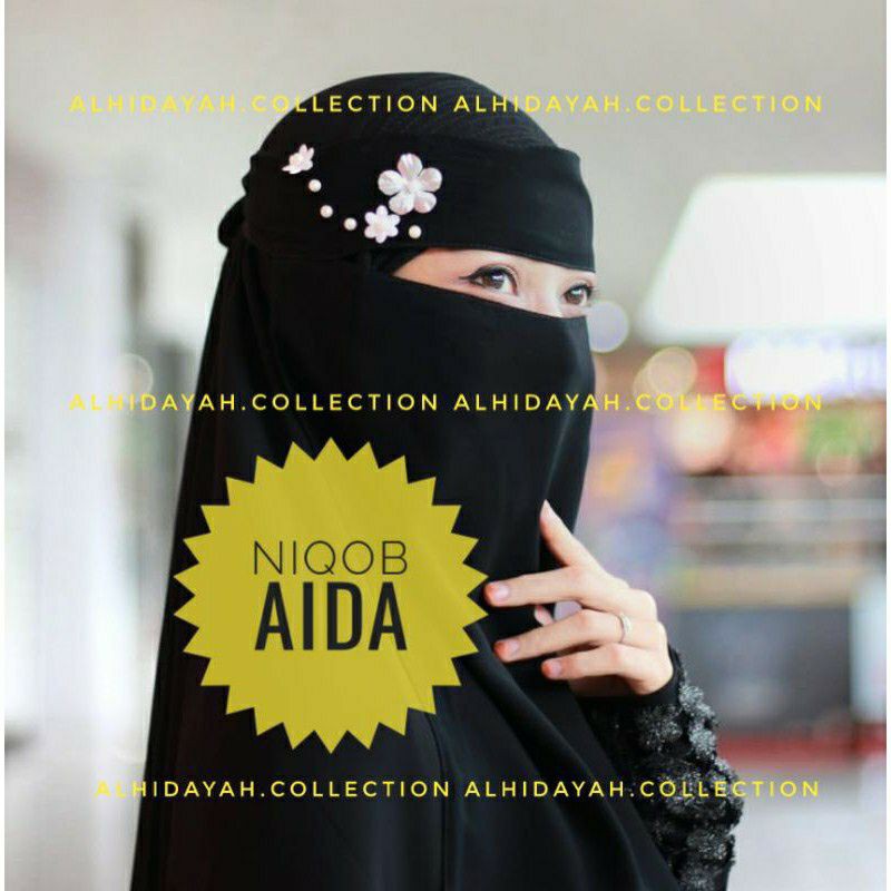 Niqab Bandana Aida Niqob Cadar Murah