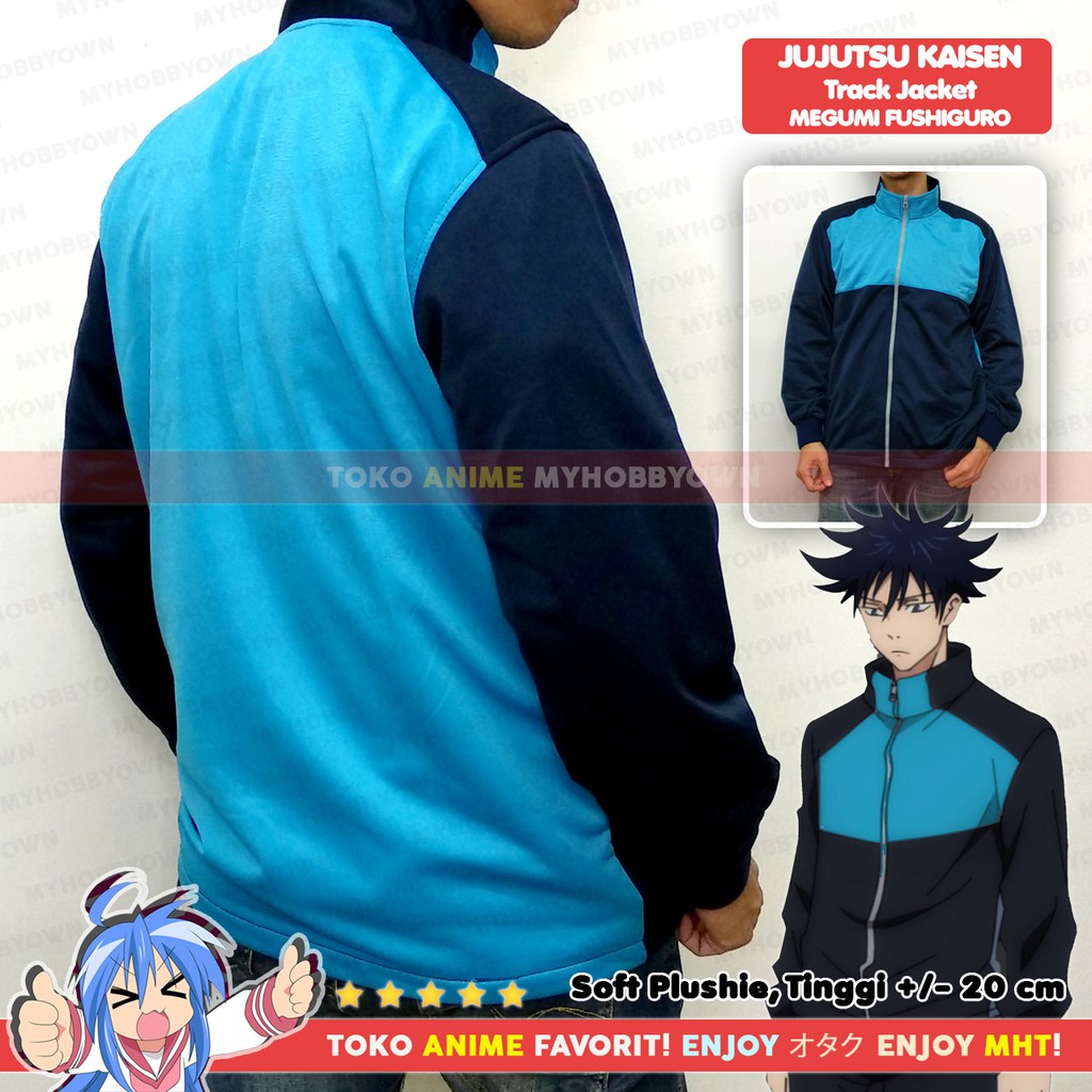 Jaket Anime Jujutsu Kaisen Fushiguro Megumi Tracksuit Jersey