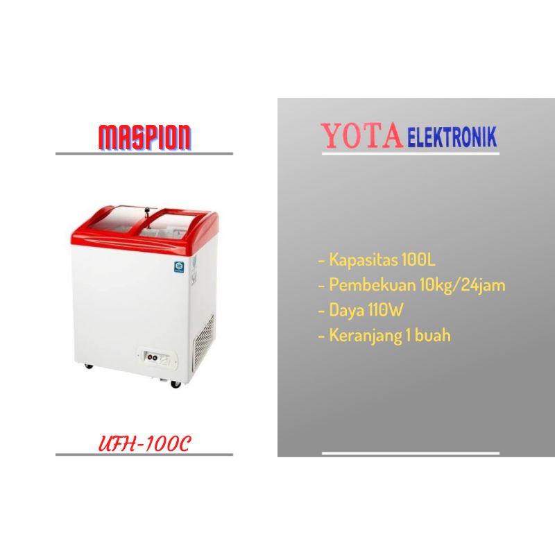 Chest freezer Maspion UFH-100C; UFH-200C; UFH-300C; UFH-400C