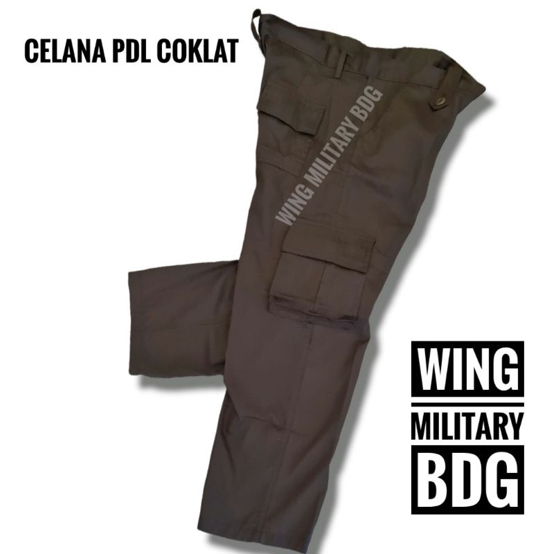 celana pdl coklat security polisi