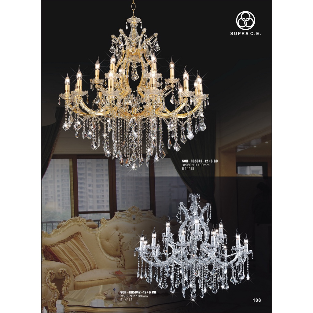 Lampu Gantung Model Api Susun Klasik Antik Hias Ruang Tamu RG5042