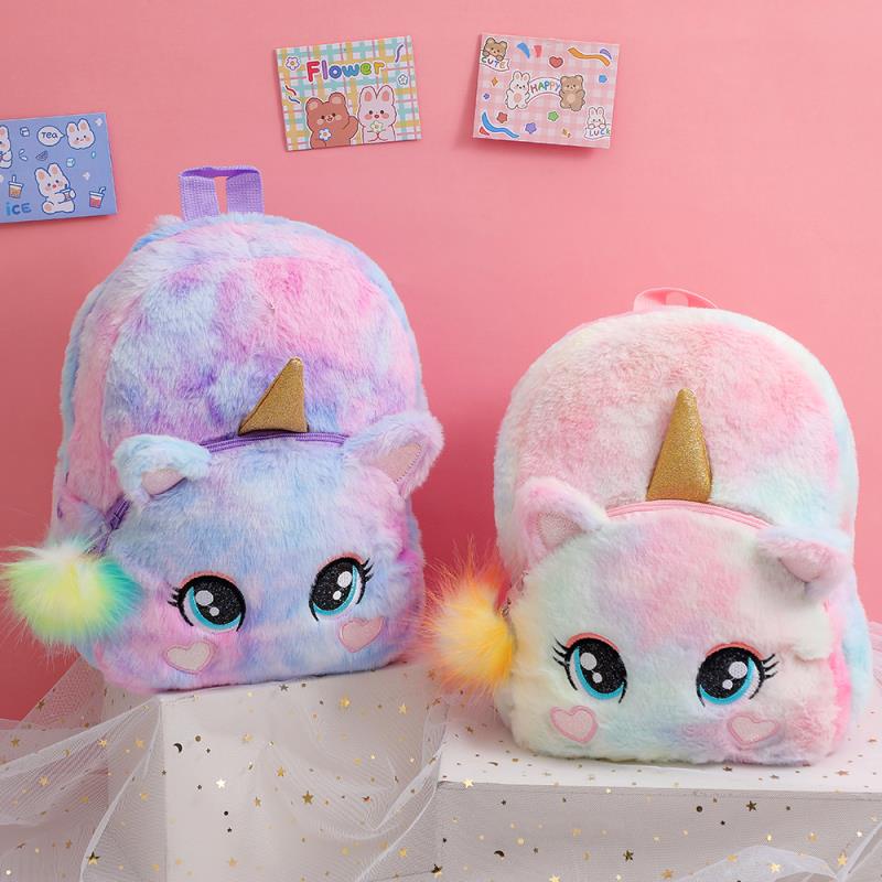 Tas ransel Unicorn motif UniLove Bulu anak Perempuan Paud TK tas Jalan jalan import Karakter anak cewek kado Ultah TAS BLINGBERRY ORIGINAL IMPORT