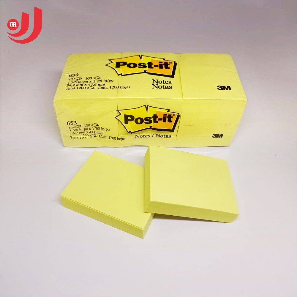 

Post-it 3M 653 (34.9mm x 47.6mm) 100 lembar Sticky Notes