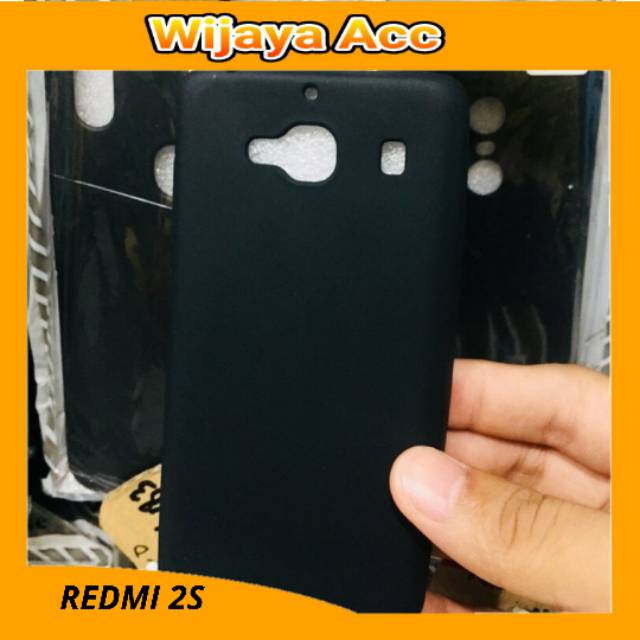 Case Black Matte Xiaomi Redmi 2s Softcase