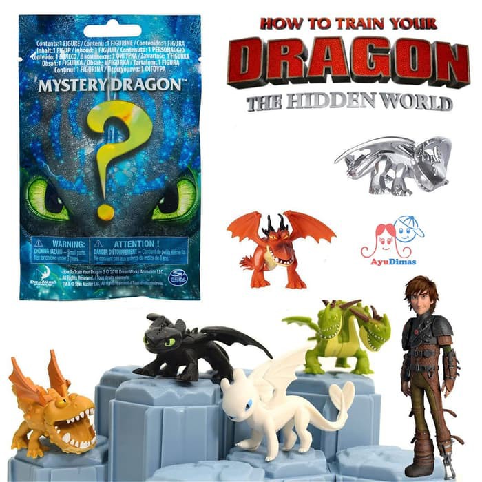 Action Figure How To Train Your Dragon Hidden World Mystery - roblox mystery figuras