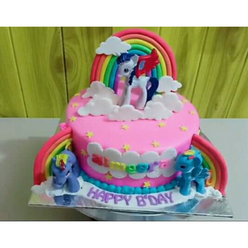 

kue ulang tahun kuda poni