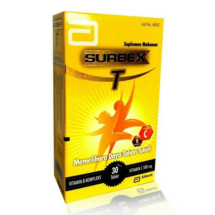 SURBEX T BOX ISI 30 TABLET - Multivitamin Vitamin C Dan B Kompleks