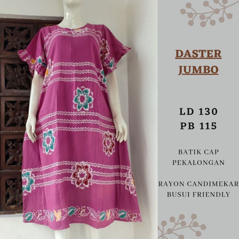 DASTER JUMBO KEKENIAN|DASTER LOWO PEKALONGAN PREMIUM RAYON CANDIMEKAR | COD | MURAH-3