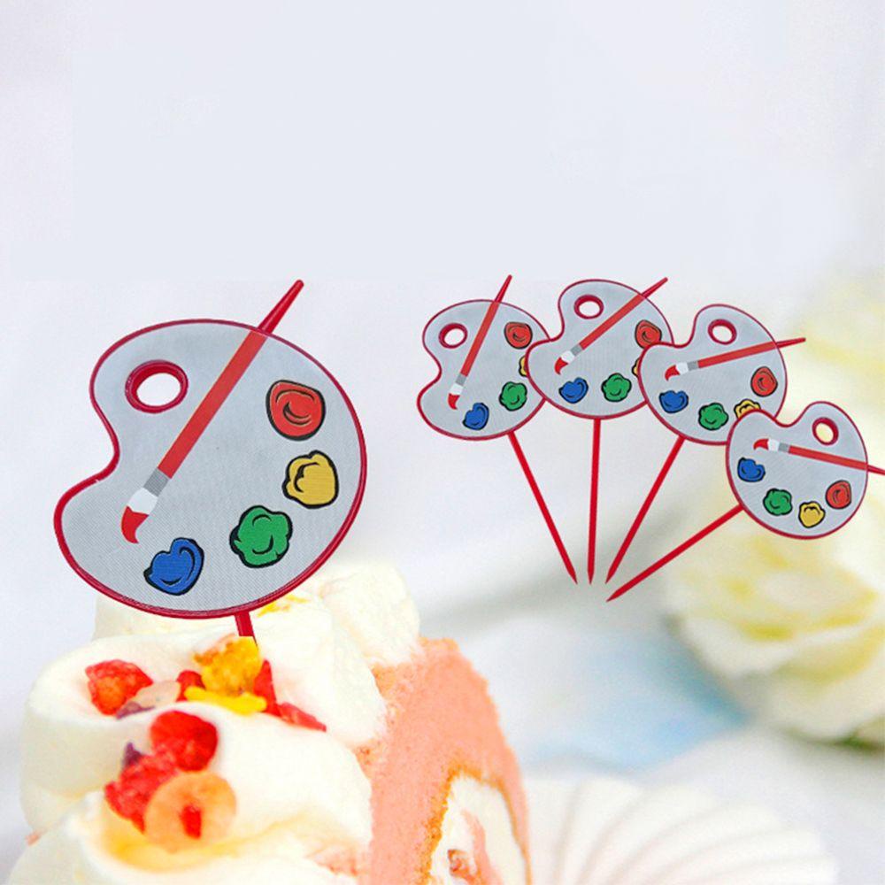 Top 20/25pcs Fruit Pick Dekorasi Snack Kue Multi style Dessert Fruit Vorken Dekorasi Pesta