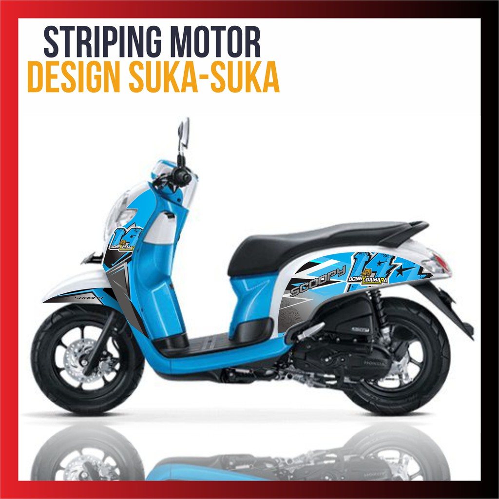 Striping Scoopy Garis Shopee Indonesia