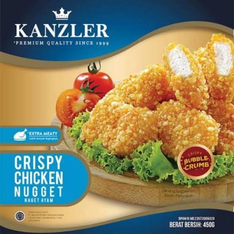 kanzler crispy chicken nugget 450gr naget kanzler nugget viral tiktok