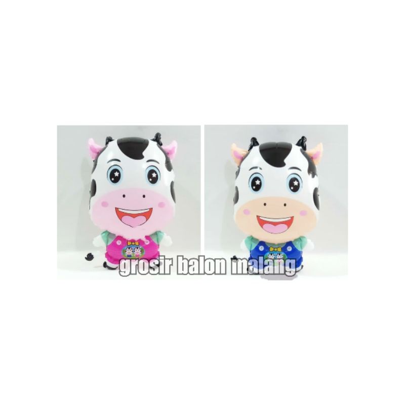 balon foil sapi cow lucu