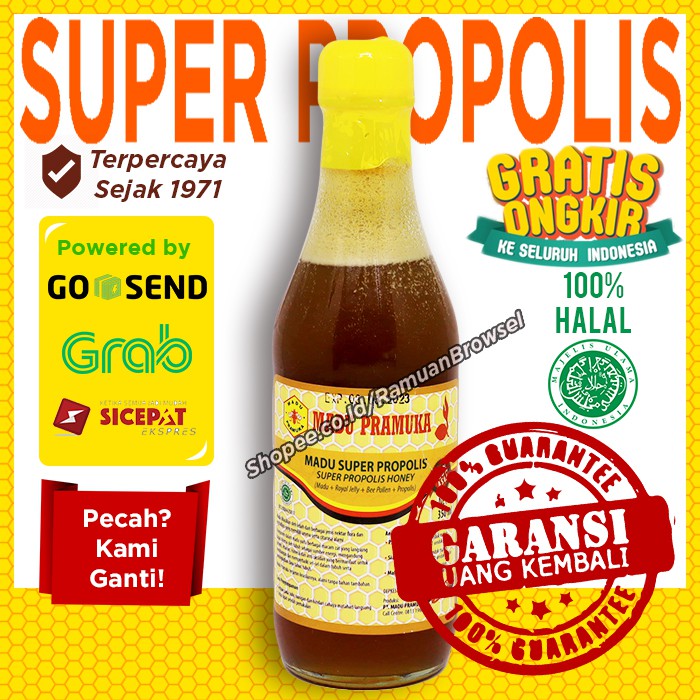 

Madu Pramuka Super Propolis 350ml