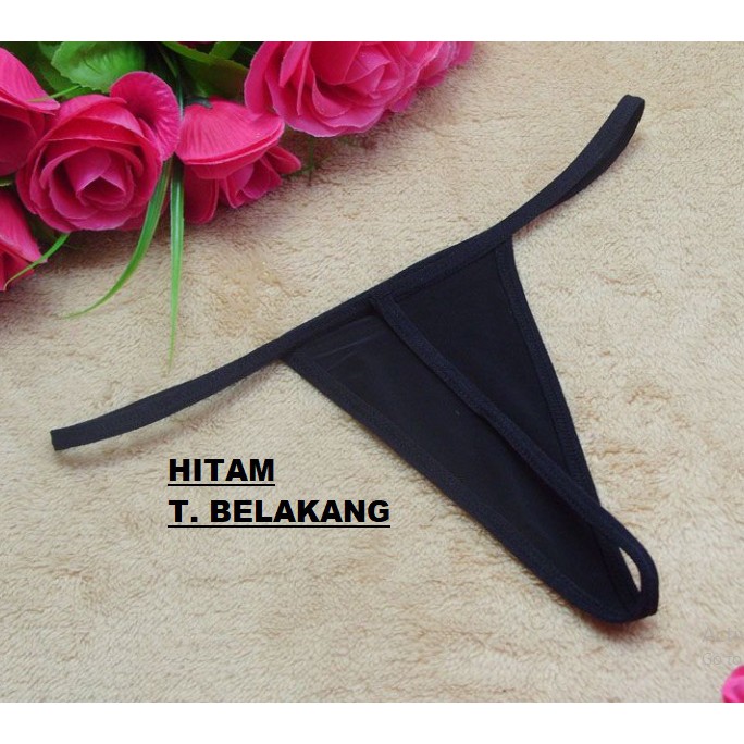 Celana G-String Warna Solid Bagus Murah