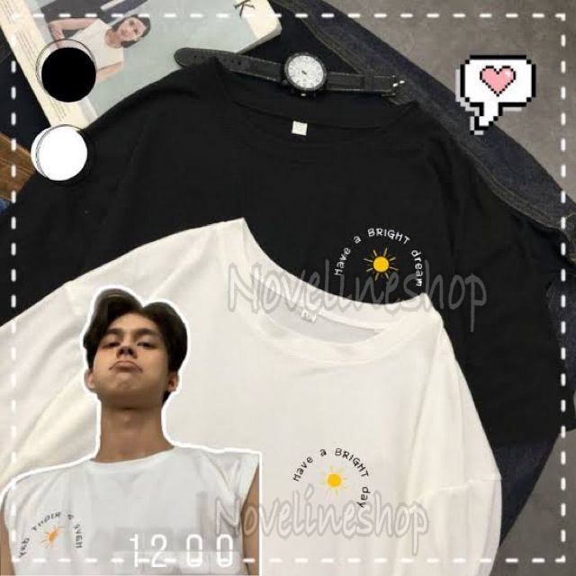 [COD] KAOS ATASAN WANITA & PRIA BAJU HAVE A BRIGHT DAY LOGO KAOS VACHIRAWIT THAI KAOS THAILAND  KAOS