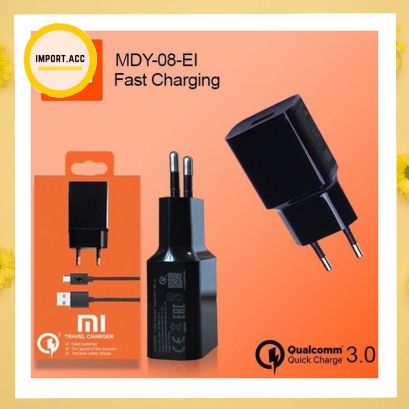 CHARGER XIAOMI ORIGINAL FAST CHARGING Qualcom 2A MICRO USB , TYPE C