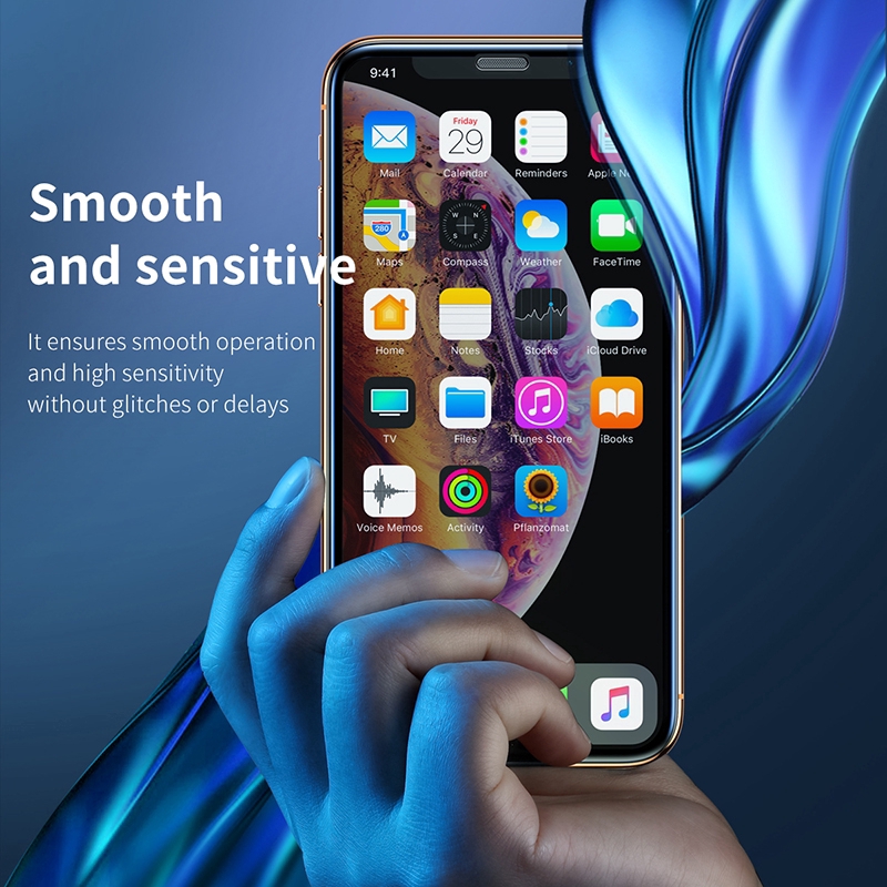 10D Full Cover Clear Tempered Glass Non-slip Silicone Airbag Ring Anti-collision Screen Protector For iPhone 6/6s/7/8/6Plus/6s Plus/7Plus/8Plus/X/XS/11Pro/Xr/11/Max