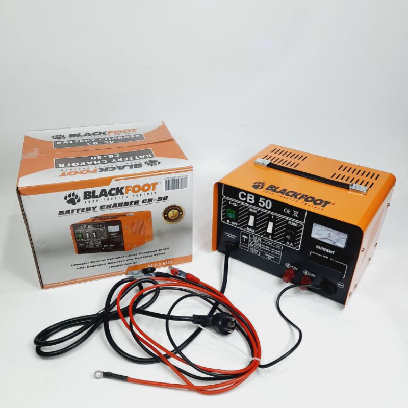 Battery Charger / Charger Aki 50A BLACKFOOT CB-50