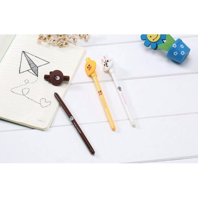 

Pulpen Gel LINE Brown, Cony, Sally 0.38mm