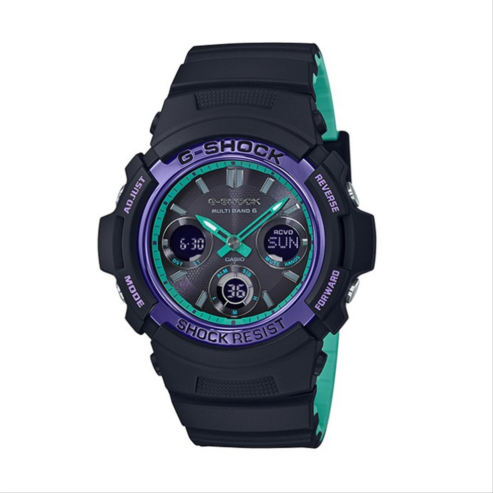 Casio G-Shock AWG-M100SBL-1ADR - Jam Tangan Pria - Murah - Original