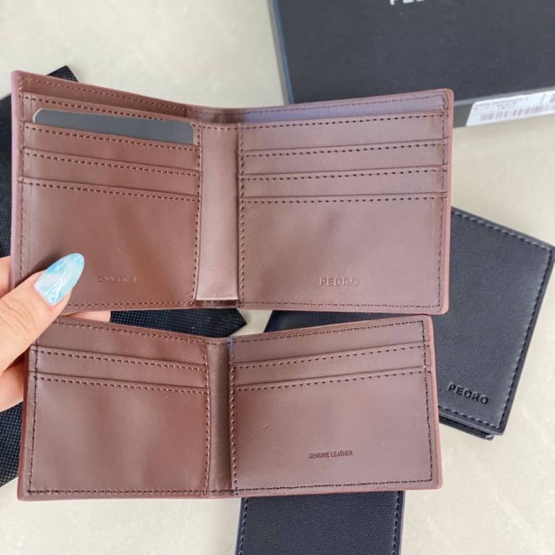 10.10 SALE | PDRO Men Leather Bi-Fold Wallet