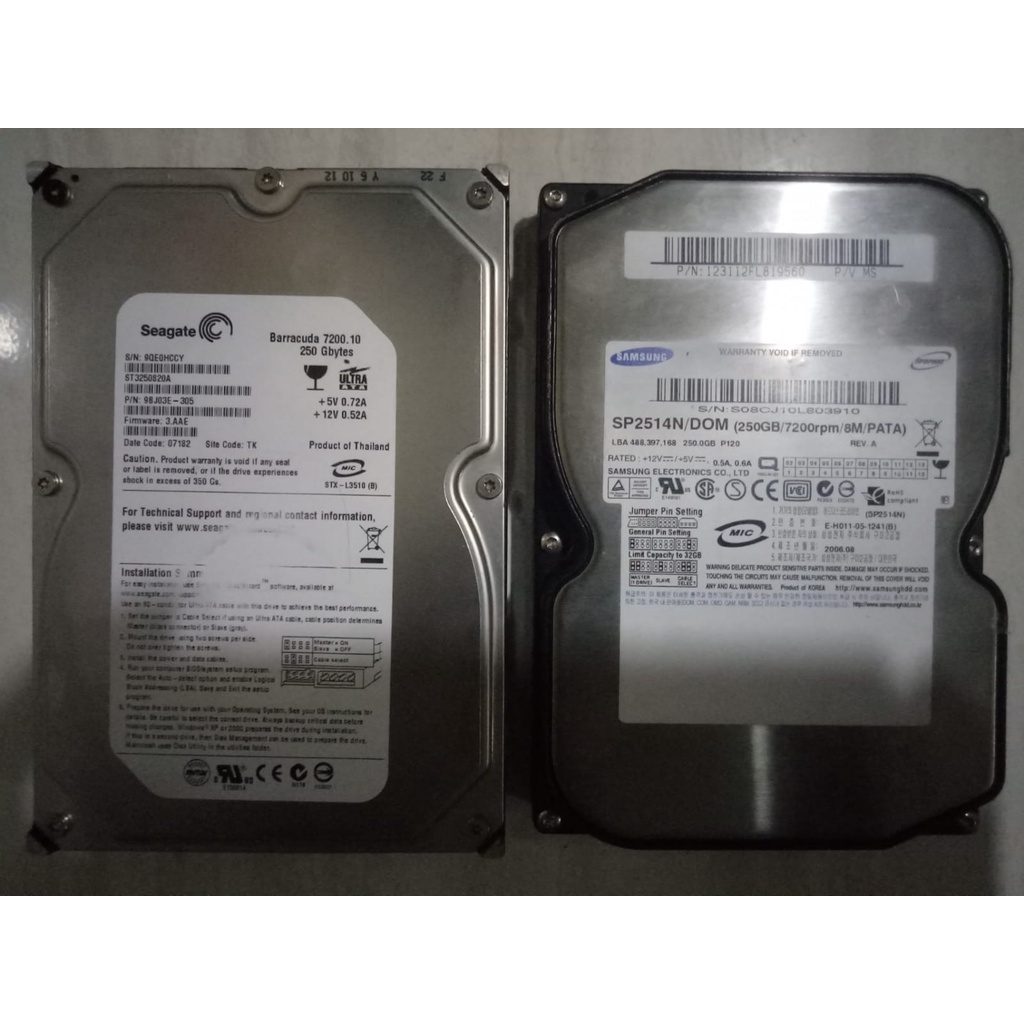 Jual Jual HARDDISK PC (3,5