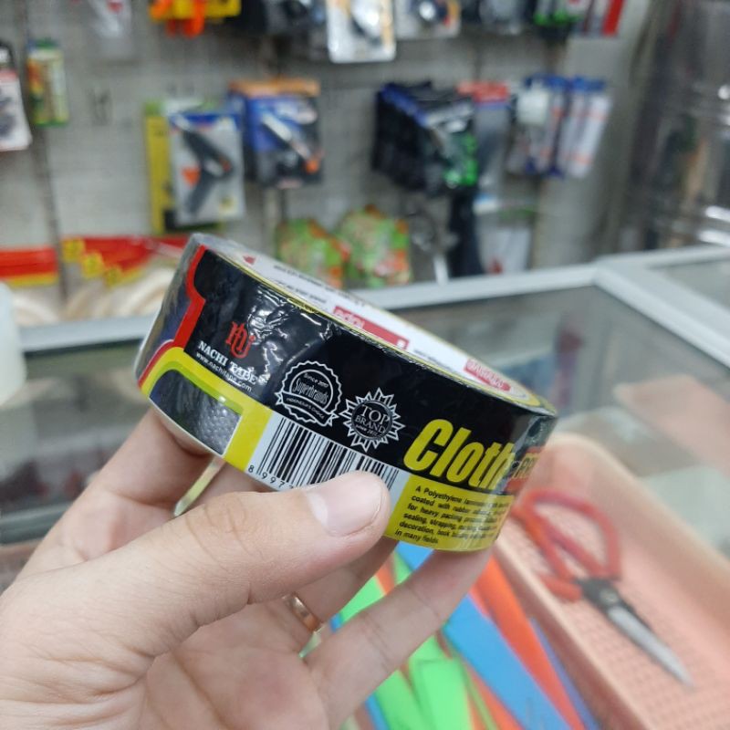 

Nachi Tape Cloth Tape Lakban Hitam Jilid 35mm x 12m