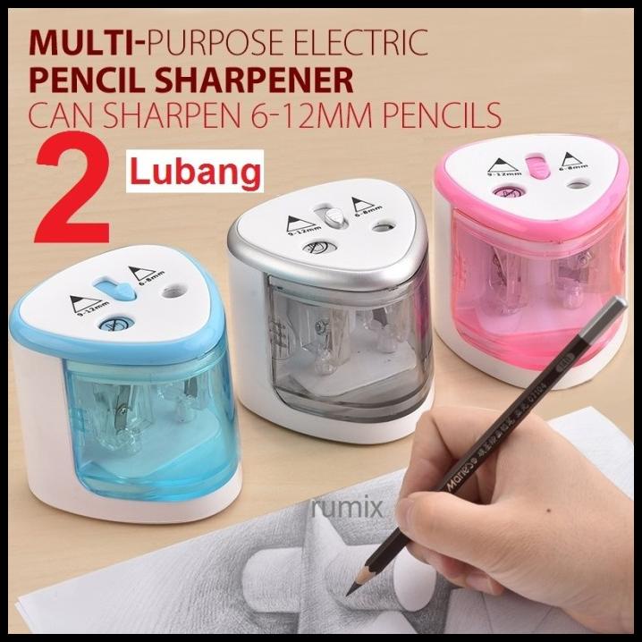 

Heaven | Rautan Serutan Electric Pencil Pensil Otomatis Elektrik Sharpener