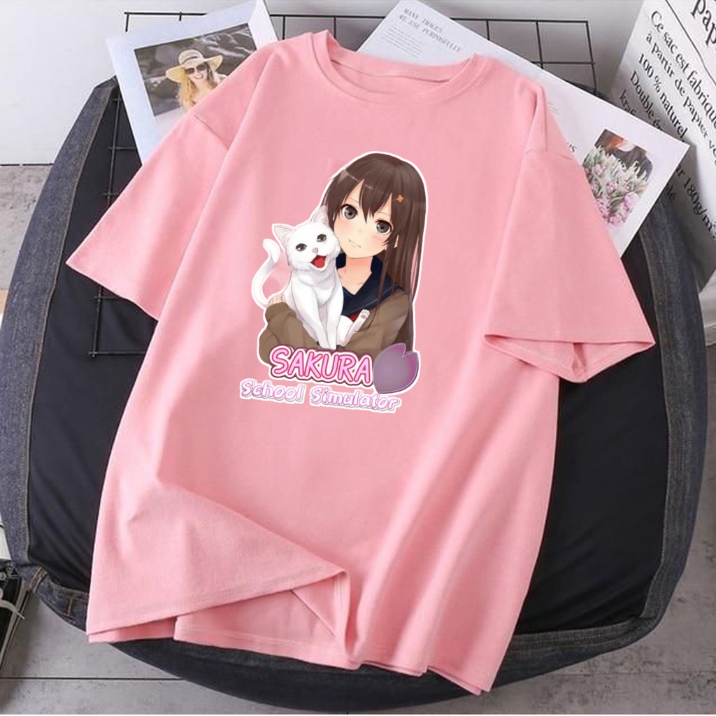 BAJU KAOS ANAK SAKURA SCHOOL SIMULATOR ANAK PEREMPUAN