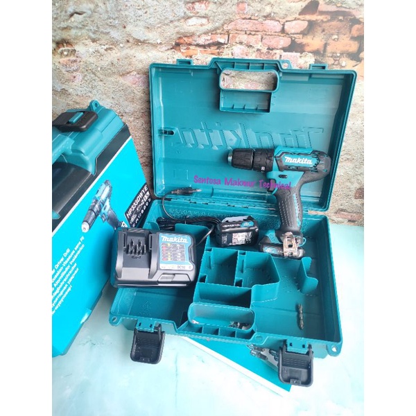 MAKITA HP333DWYE Bor Beton Tembok Cordless Baterai 12V HP 333 DWYE