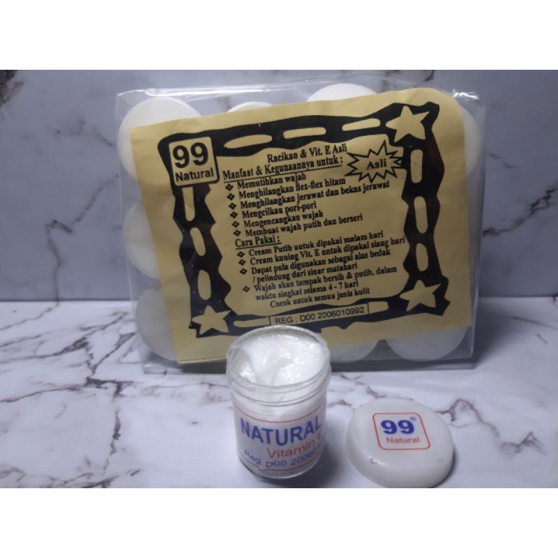 cream natural 99 malam original