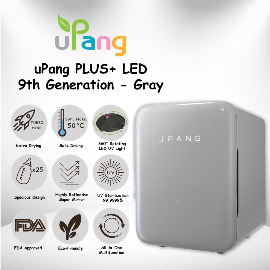 uPang PLUS+ LED 9th Generation UV Sterilizer Tanpa Air (Seri LED)