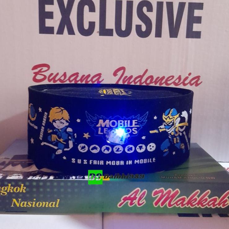 Peci LED / Peci LED Anak Karakter /Peci anak led / Peci Anak Anak [FSM.01Jl22ᶜ]