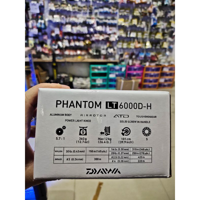 reel daiwa phantom lt 6000 d h power handel