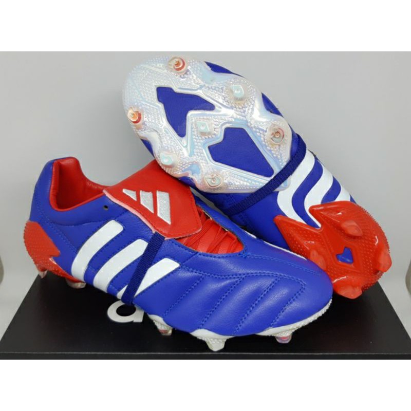 Sepatu Bola Adidas Predator 20 Mania Remake Chrome Japan Blue FG