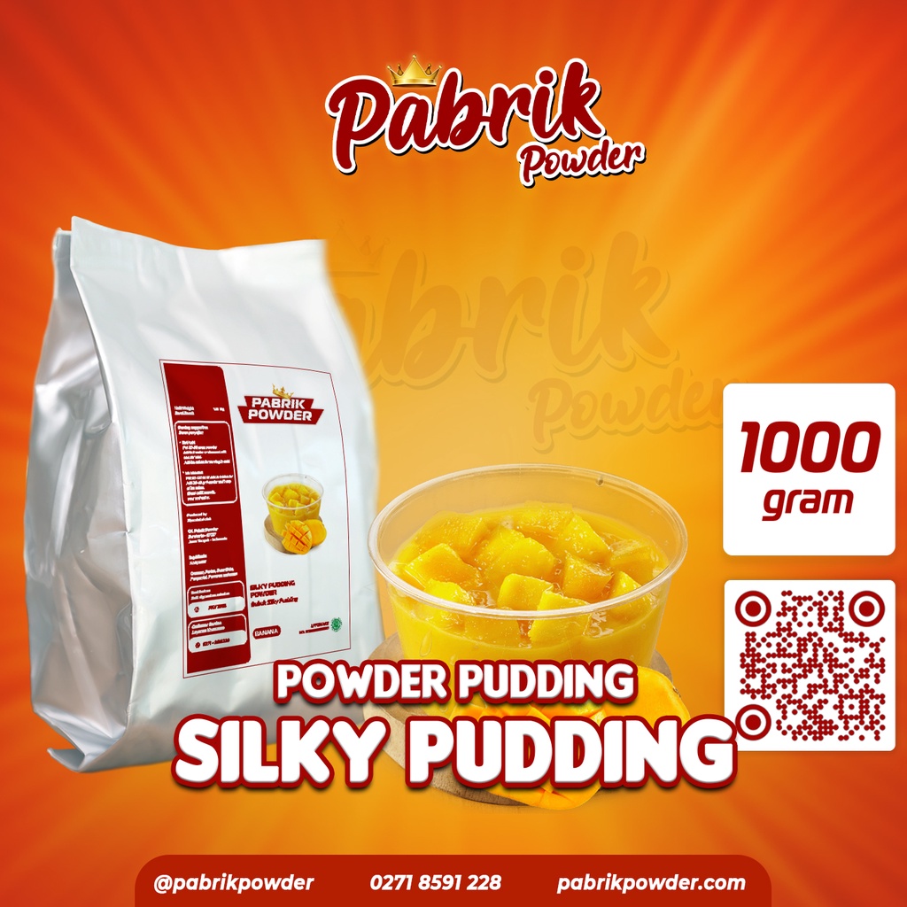 Silky Pudding Powder / Bubuk Puding 1000 gram