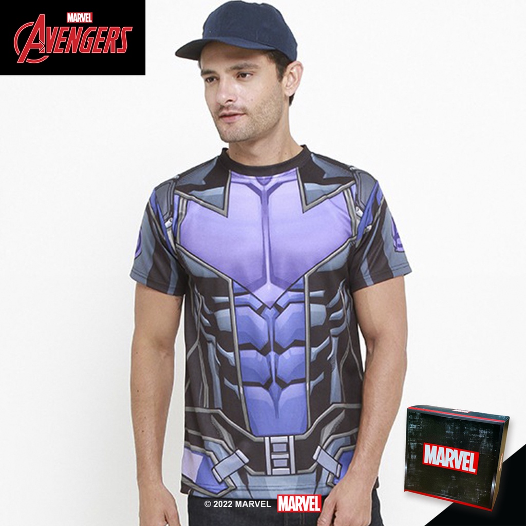 Marvel Costume Tshirt Fullprint Dewasa Hawkeye Avengers MAV760